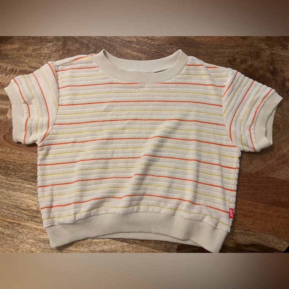 Hammies Terry Tee — off white Small